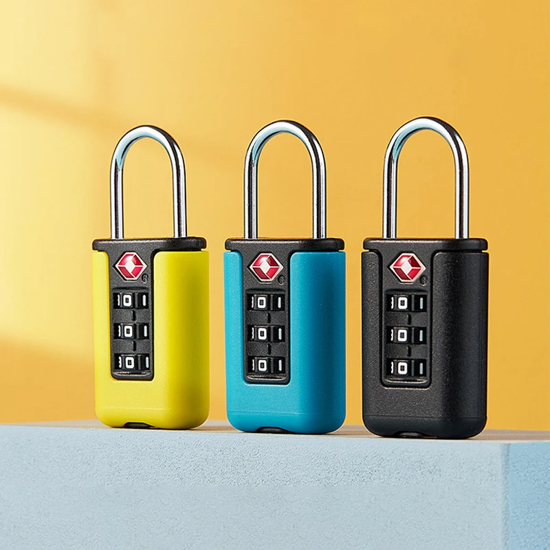 Combination Lock Mini Suitcase Lock Alloy 3 Digit Combine For TSA PP Password Luggage Code Lock For Travel Accessories