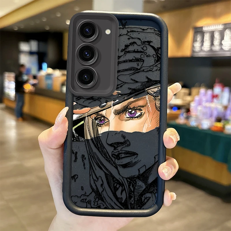 Etui na telefon JoJo Steel Ball Run do Samsung Galaxy A35 A34 A33 A32 5G A31 A30 A24 A23 A22 A16 A12 A06 A03 M55 Miękki silikonowy pokrowiec