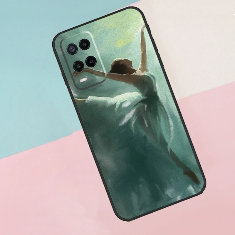 Ballet Ballerina Dancer For OPPO Find X5 X3 Pro A53S A5 A9 A31 A53 A1K A15 A52 A72 A83 A91 A93 A54 A74 A94 Case