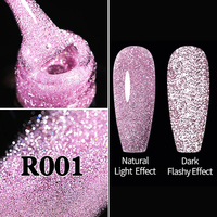 UR SUGAR Sparkling Rose Pink Reflective Glitter Gel Nail Polish 7.5ML Nail Gel Manicure Semi Permanent UV LED Varnish Nail Art