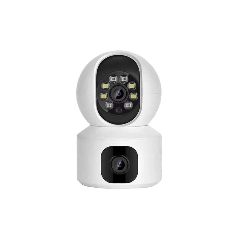 

Rscamtom 4mp Indoor Mini Double Camera Wifi Night Vision Full Color Alarm Push Home Cctv Camera Prices