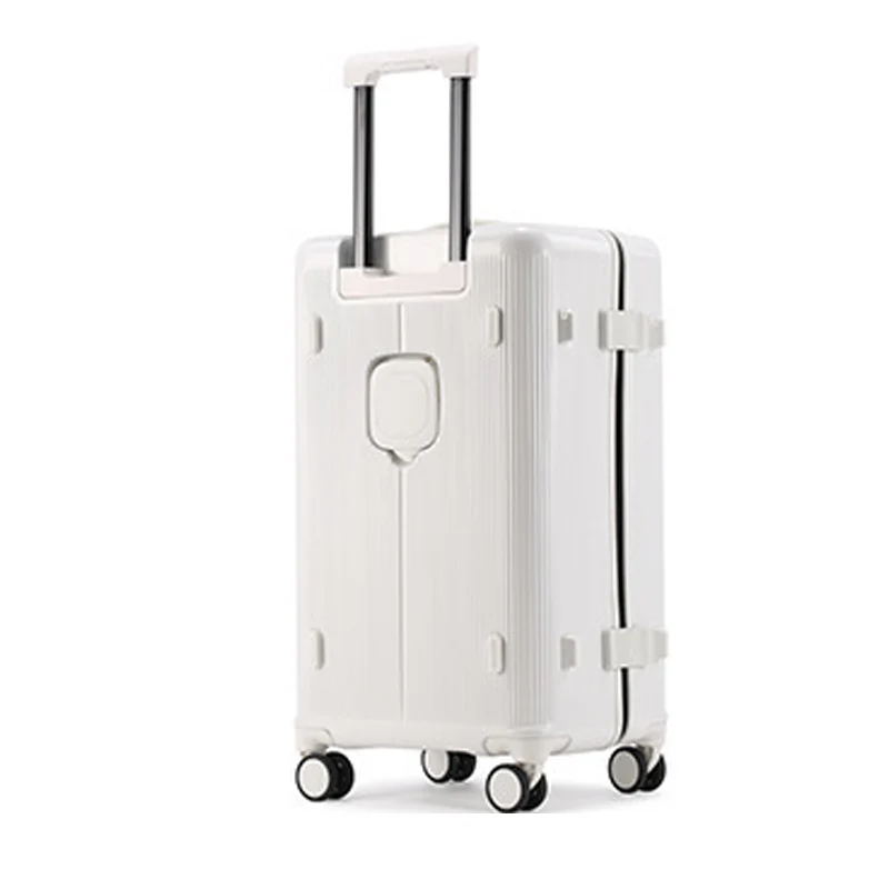 حقيبة ذات سعة كبيرة 20/24/26 بوصة ABS/PC تحمل الأمتعة مع طبقة مزدوجة مقاومة للانفجار وسحاب تخزين عميق للسفر