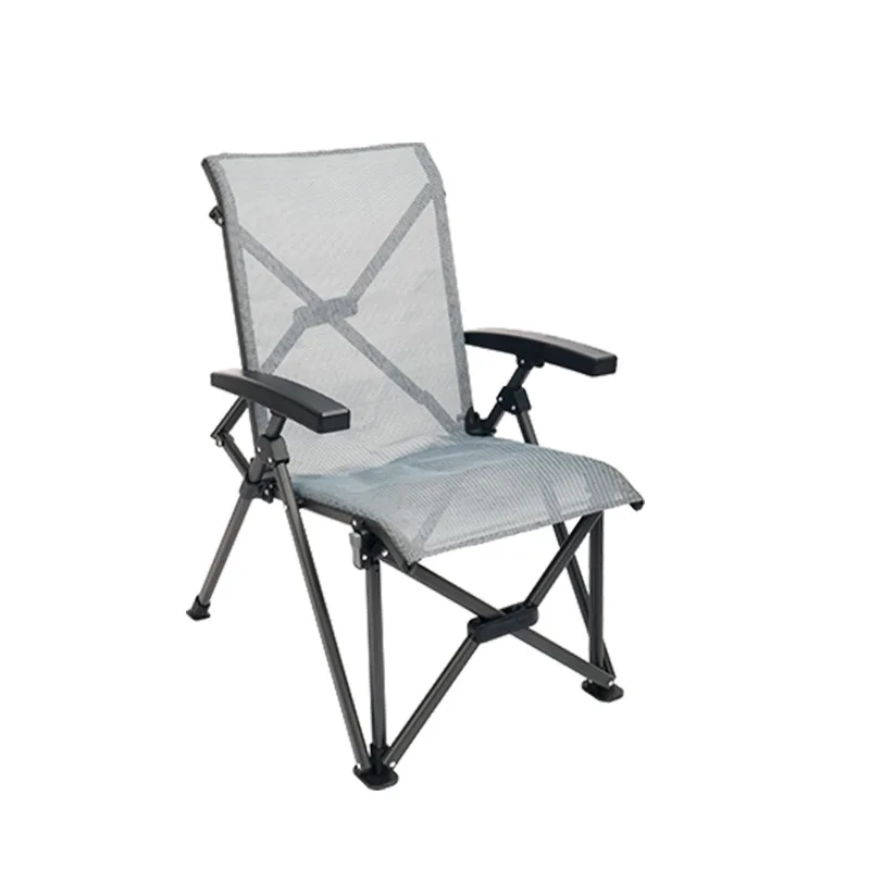 

Luxury Outdoor Folding Portable Lightweight Aluminum Camping Chair with Removable Cup Holder