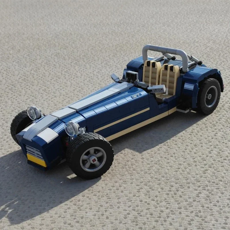 

Набор для сборки MOC Caterham 7 из 694 деталей: развивающий конструктор, пластиковые блоки, подарок на Рождество, стимулирующий безграничную творческую активность