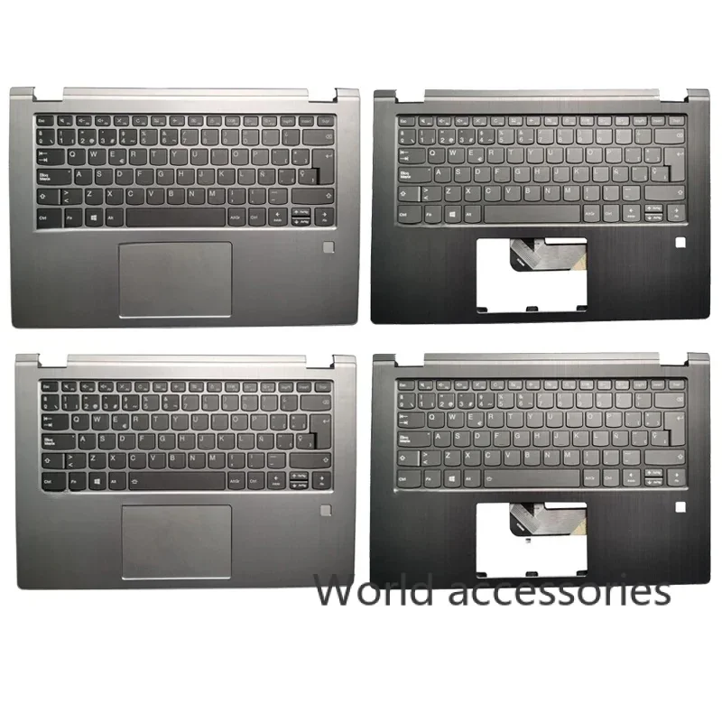 

New Spanish Keyboard For Lenovo YOGA 530-14 530-14IKB 530-14ARR SP With Palmrest Upper Cover Case