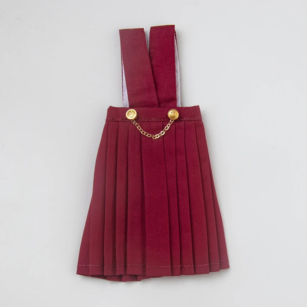 Blyth Kleding Kant Vintage Jurk Shirt Plooirok Uniform Set Meid Rok Pak Ymy Licca Azones Ob22 24 27 Pop Accessoires