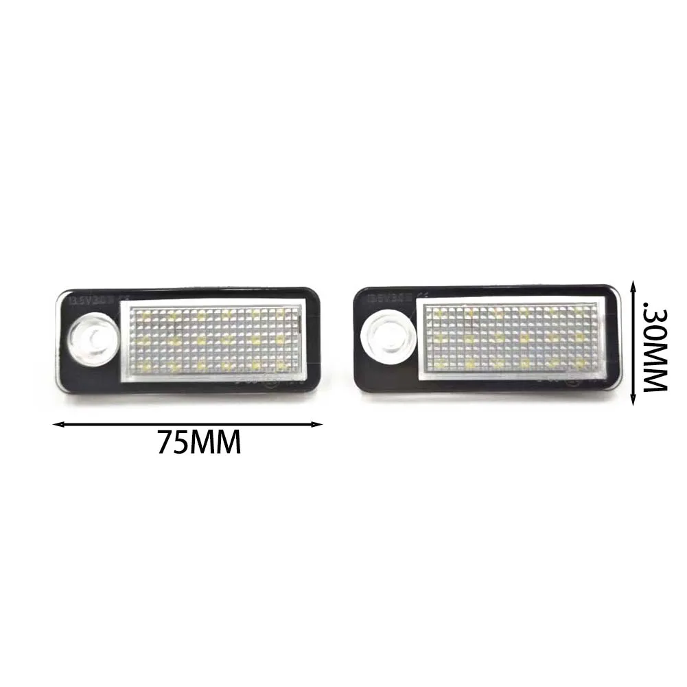 Led Car License Number Plate Light Lamp Tail Lights For Audi A6 C5 B4 Avant Wagon 1997-2005 Audi RS6 RS6 Plus 2003-2005