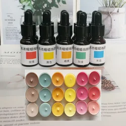 10ml High-concentration Dye Liquid Candle Special Pigment Diy Material Scented Candle Coloring Pigment Candle Making Supplies