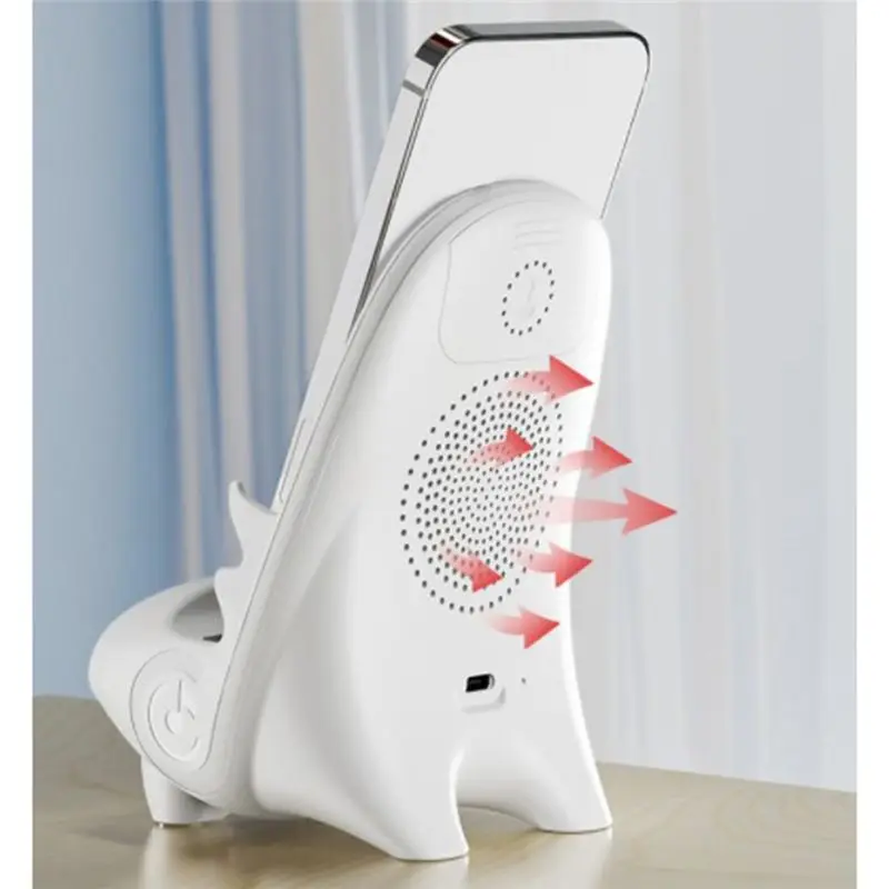 #26A Consumer Electronics,Chair Stand Magnetic Suction Phone Holder 15W Wireless Charger,White (White)