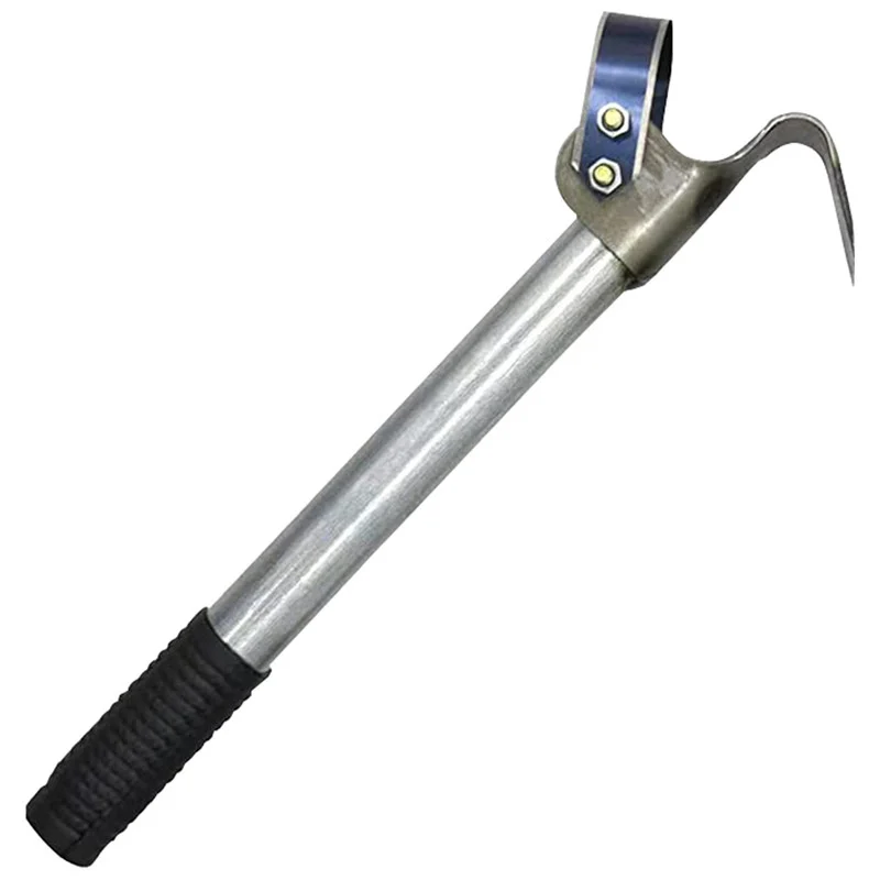 Raschietto per corteccia di asta di metallo professionale raschietto manuale coltello per sbucciare la corteccia d'albero strumento per giardinaggio coltello per raschiare la corteccia d'albero