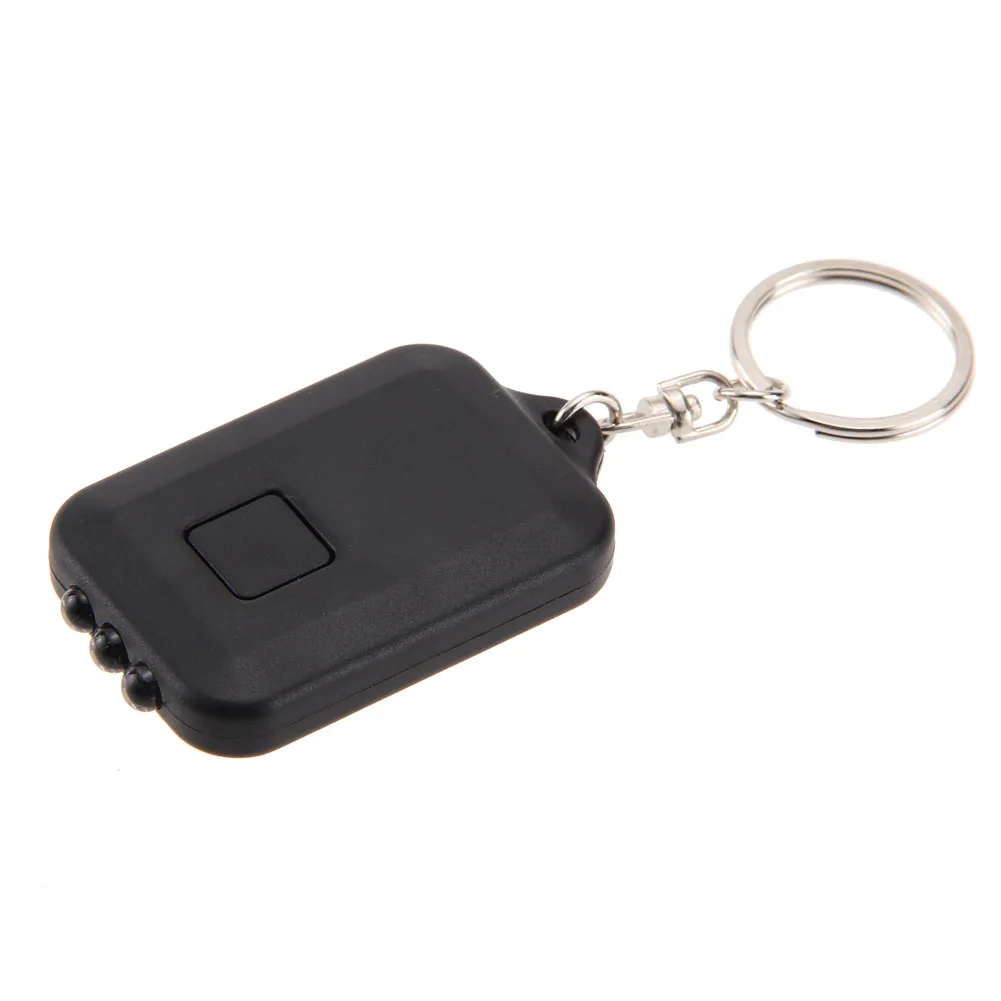 Solar LED Keychain Flashlight Solar Charging Emergency Light Mini Flashlight Small Torch Pocket Keychain Lights
