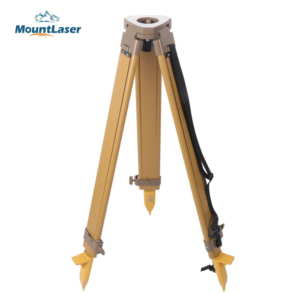 

Mount Laser RTW20B Heavy Duty Wood Tripods Surveying For Total Station Theodolite