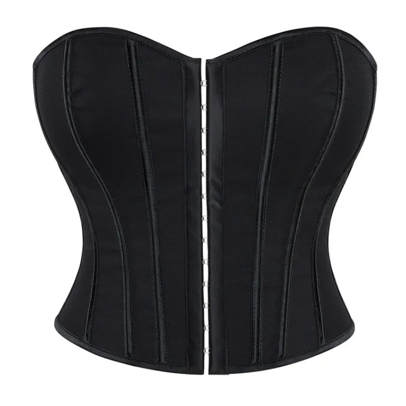 Fashion Strapless Off Shoulder Corset Tank Crop Tops Summer Backless Camisole Underwear Female Bustier Top