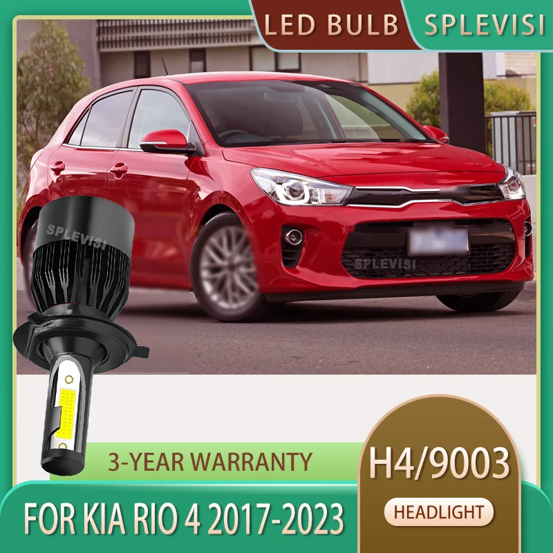 

LED Headlights for Country Roads and Highways, Long Range 12v Auto Light For Kia RIO 4 2017 2018 2019 2020 2021 2022 2023