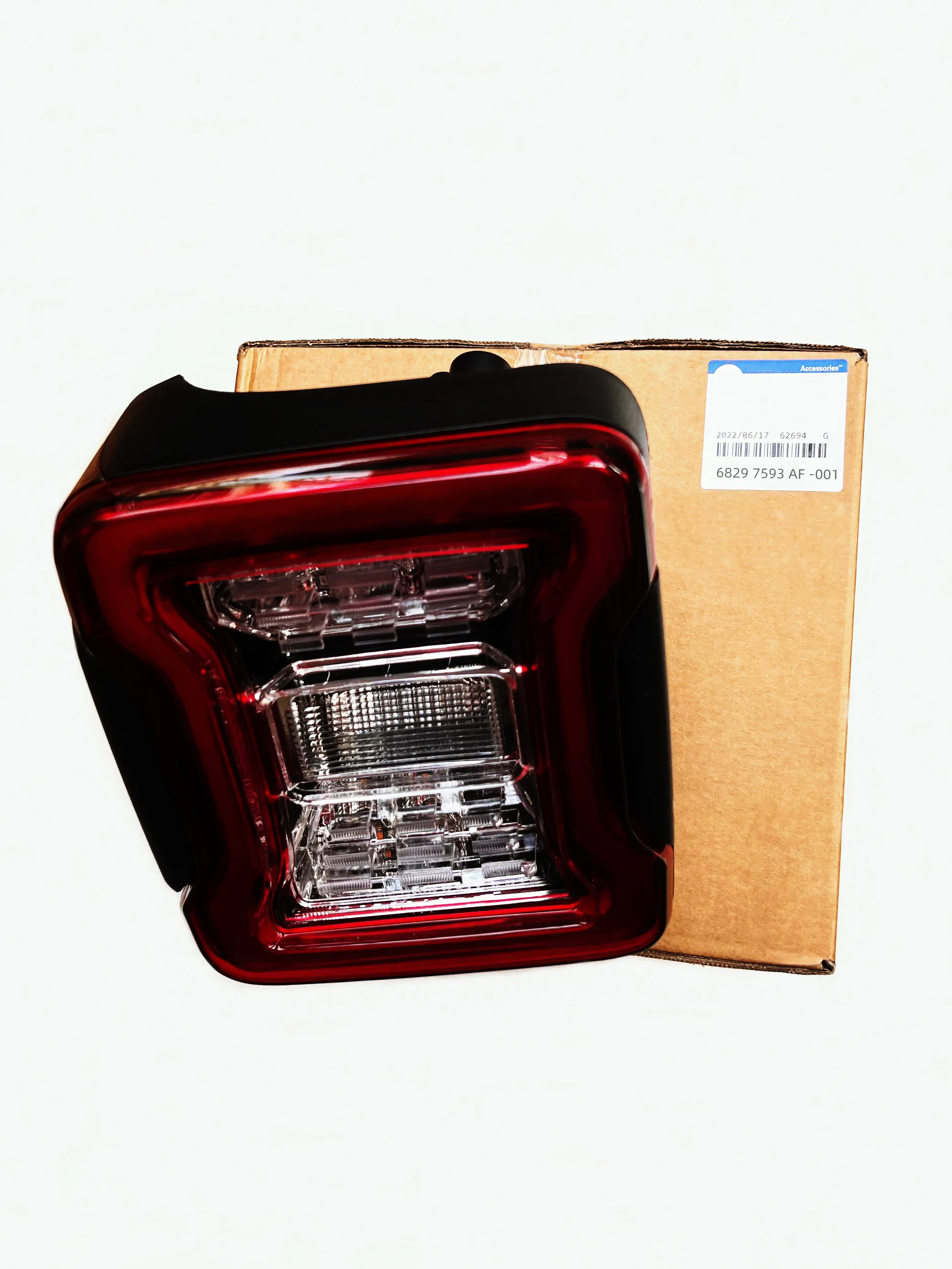 Rear Taillights With Blind Spot Monitoring，68474046AA, 68474047AA, 68297592AF, 68297593AF, Suitable For: Wrangler JL, 2018-2026