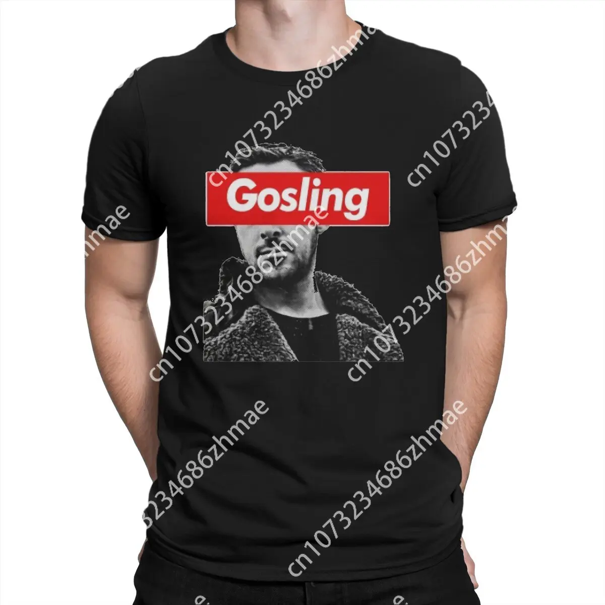 Cool S-Supremes T-Shirts Men Round Neck Cotton T Shirt Ryan Gosling Short Sleeve Tee Shirt S-3XL Clothes