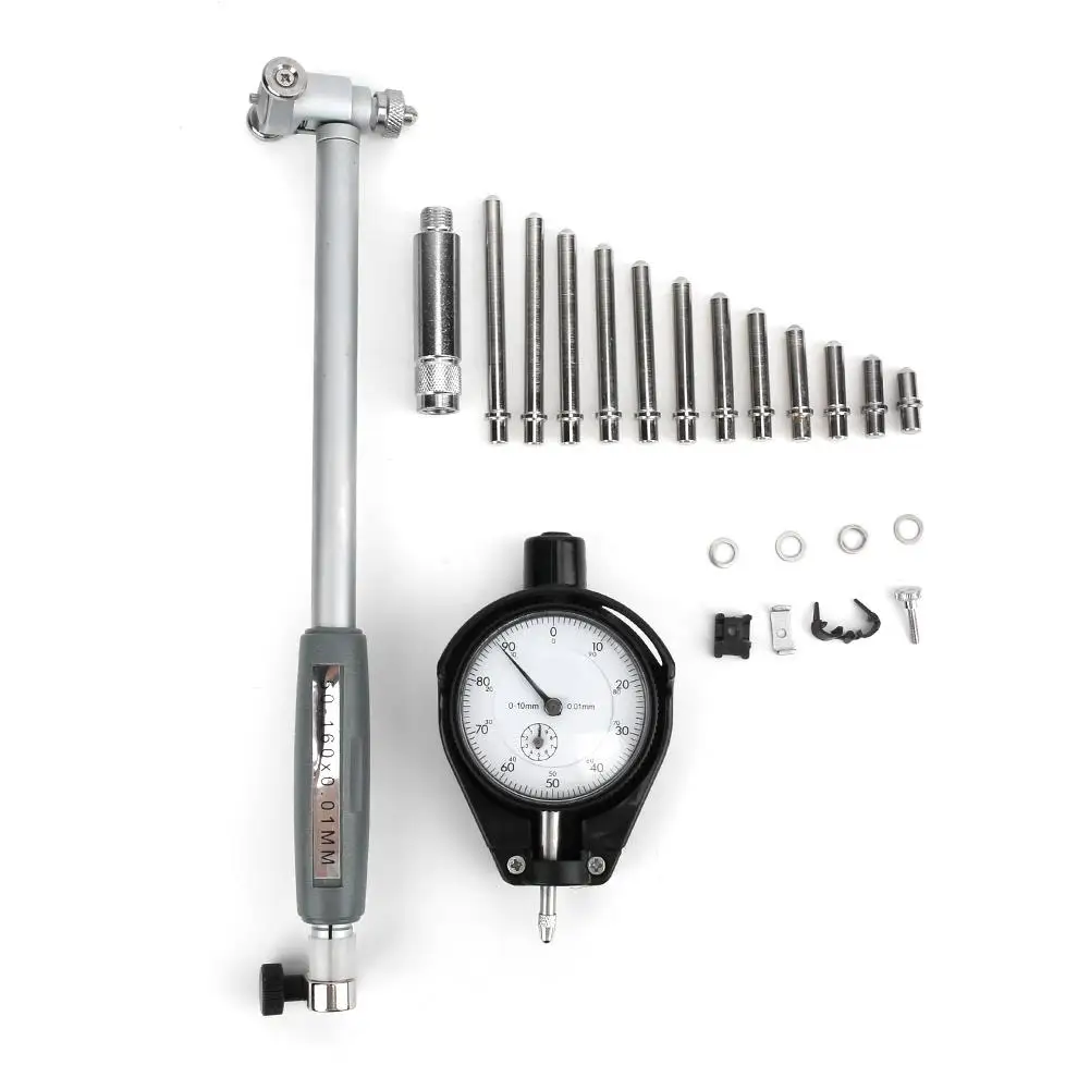 50mm-160mm Dial Bore Indicator Gauge - 0.01mm Precision Internal Diameter Measuring Tool