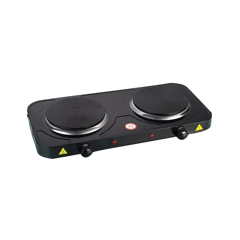 

SAT137 AC electric hot plate stove burner solid hotplate iron portable 2000w 2000 watts 230v double cast iron 150 mm dia dual