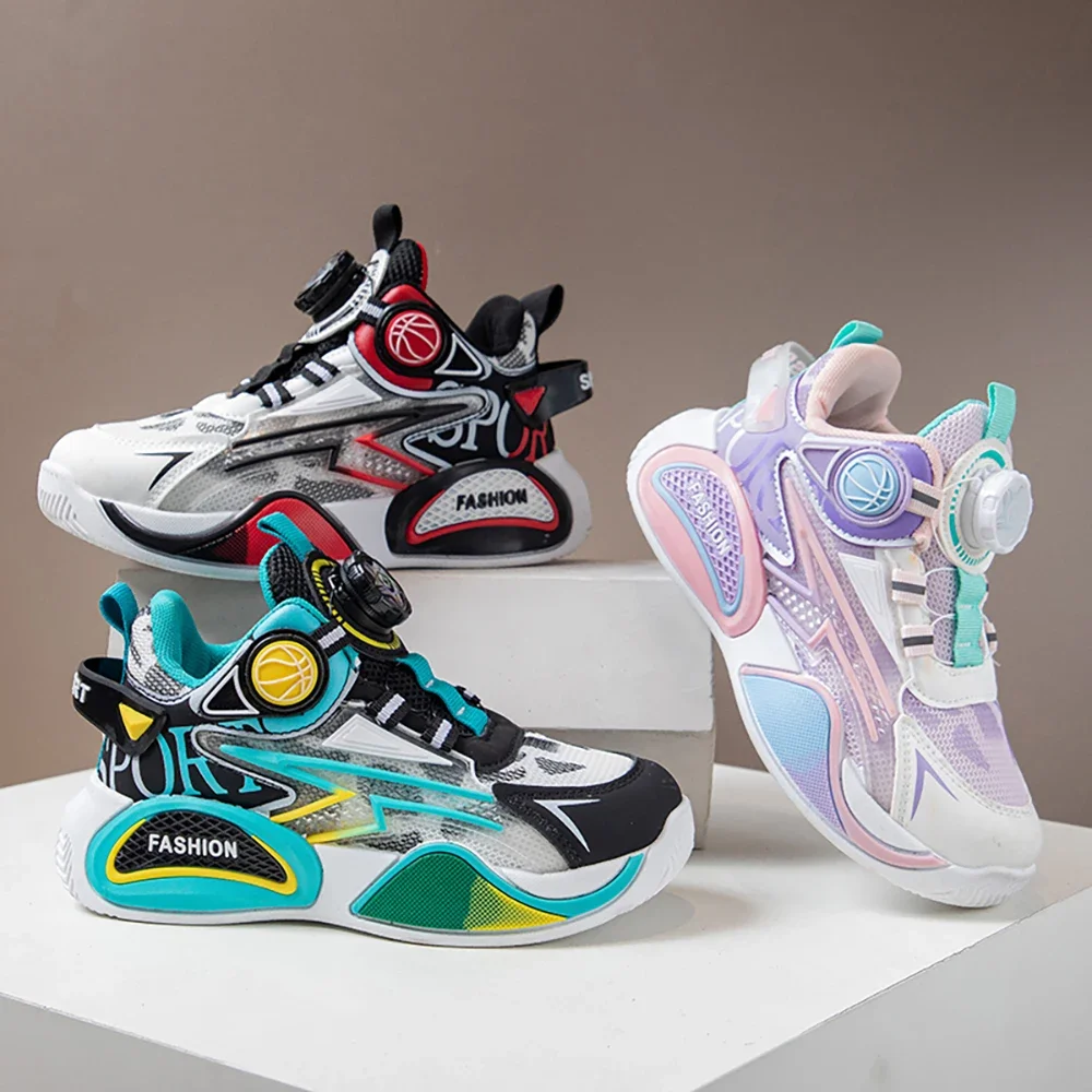 

Children Comfortable Trend Fashion Sneakers Kids Breathable Boys Girls Ergonomics Soft Soled Running Shoes Children Sport Shoes