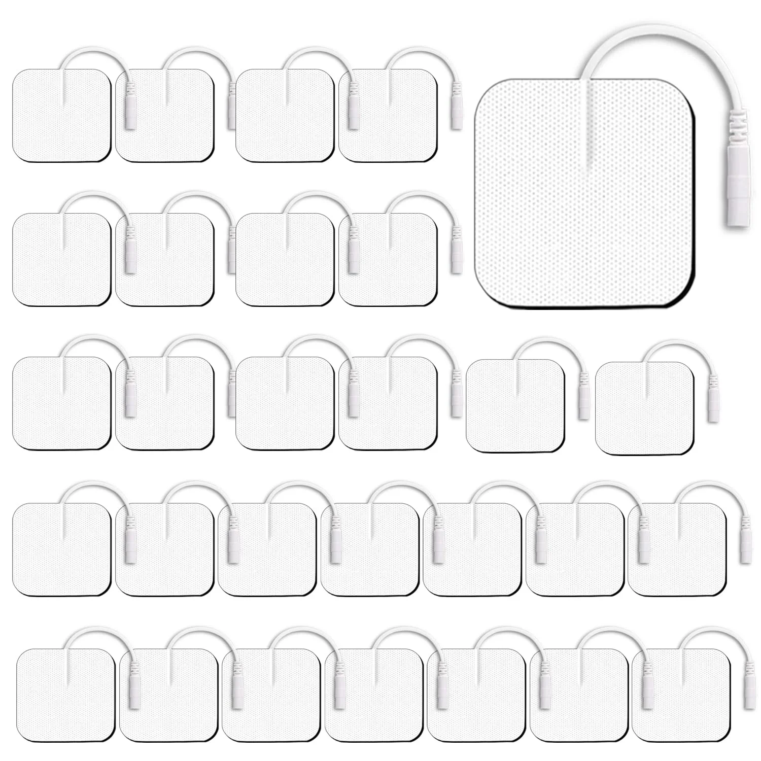 20/50/100pcs Electrode Pads Gel for Tens Acupuncture Physiotherapy Machine Slimming Pulse Ems Muscle Stimulator Massager Sticker