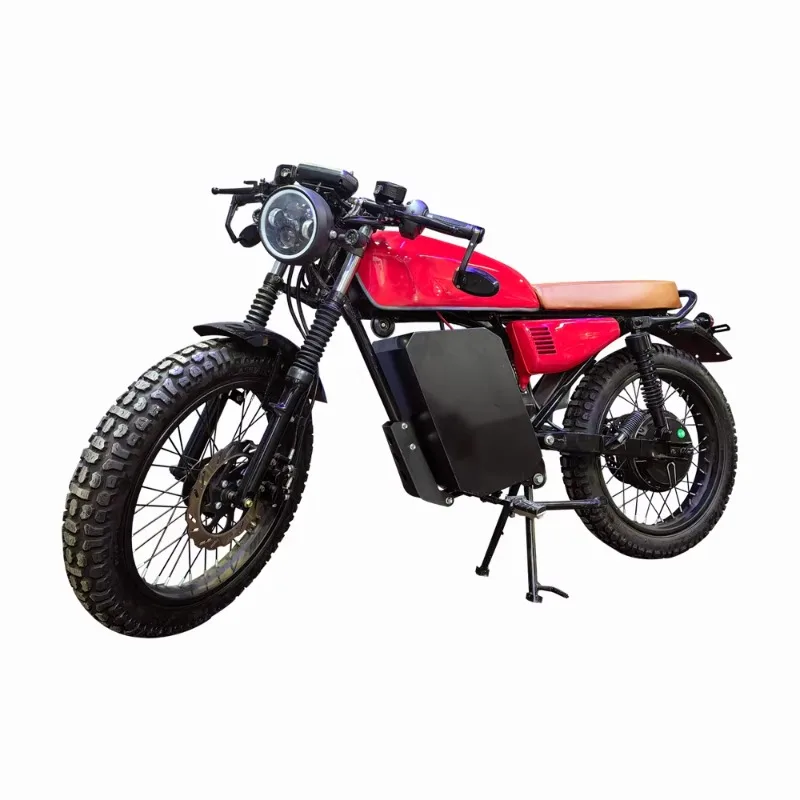 

2025 Newest 3PLUSCOCO CG 125 Motorcycle 72V30Ah 70km/h Vintage Motorcycles