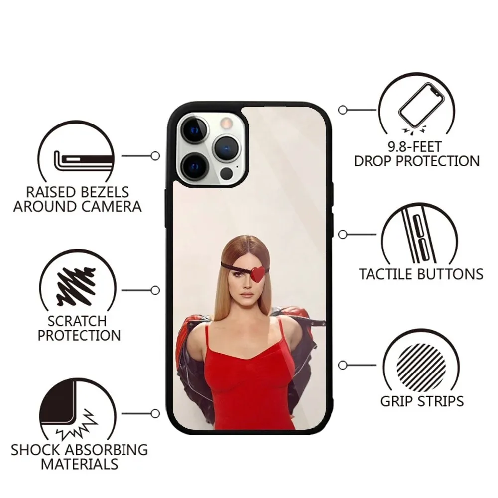 L-Lana Del Rey   Phone Case Strong Magnetic For IPhone 16,15,14,13,Pro,Max,Plus,11,12,Mini For Magsafe Wireless Charging