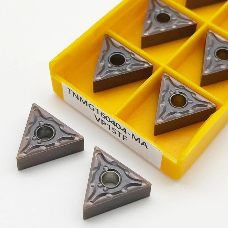 

TNMG160404 TNMG160408 VP15TF UE6020 US735 Твердосплавные вставки TNMG Внешние токарные инструменты Токарный станок с ЧПУ