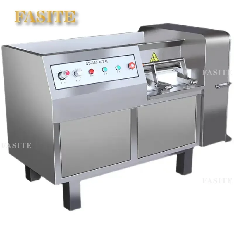 For Fully Automatic Frozen Fresh Meat Dicing Machine Multifunctional Commercial Pig Beef Mutton Cutter Large Scale High