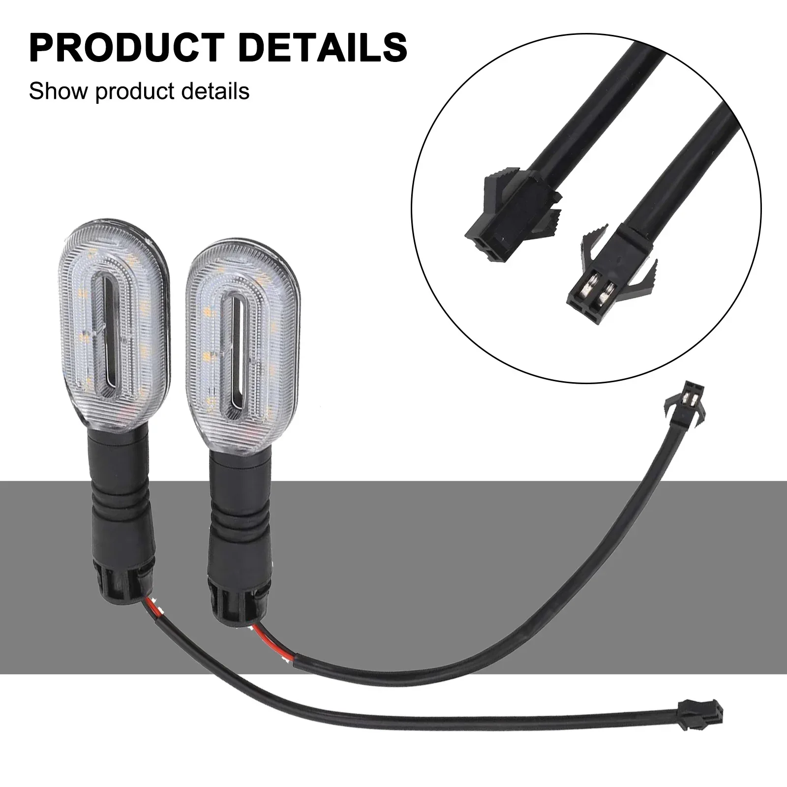 

1 Pair Ebike Light Electric Bicycle 36V-72V Ebike Taillight Turn Signal Rear Rack Lamp Tail Light Electric Bike Accessories