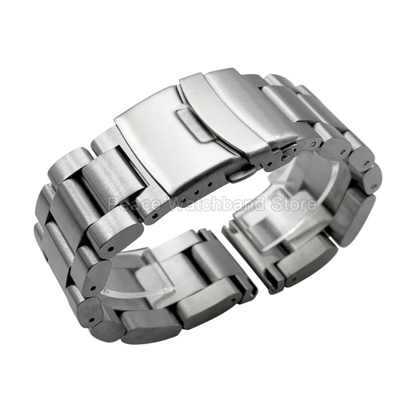 Waterproof Sweatproof Durable Stainless Steel Watch Accessory 26 24 22mm for Panerai PAM441 111 Diesel Watchband Flat Interface