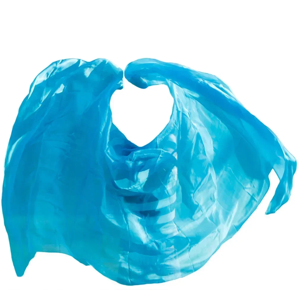 Haute qualité pas cher 100% soie voiles de danse du ventre voiles de danse femmes sexy en gros taille et couleur peuvent être personnalisés