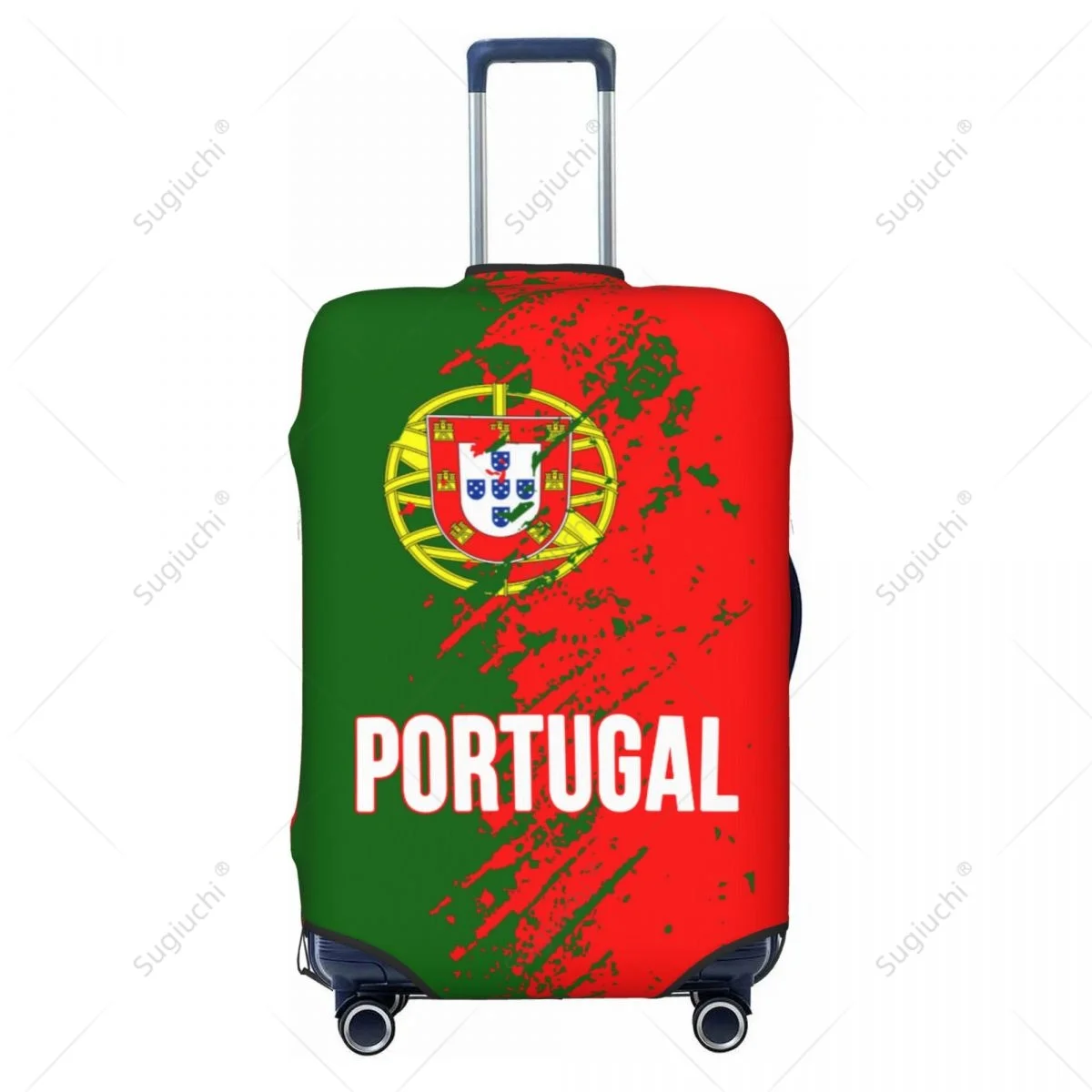 Portugal Flag Luggage Cover Suitcase Elastic Dust Case Travel Accessories Printed Baggage Case Protective