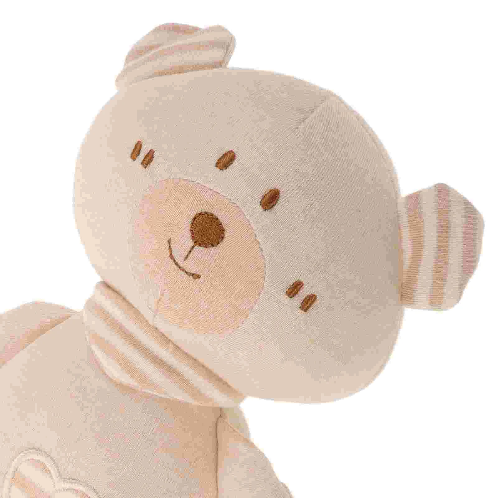 Plush Bear Organic Cotton Baby Infant Toys for Infants Soft Stuffed Animal