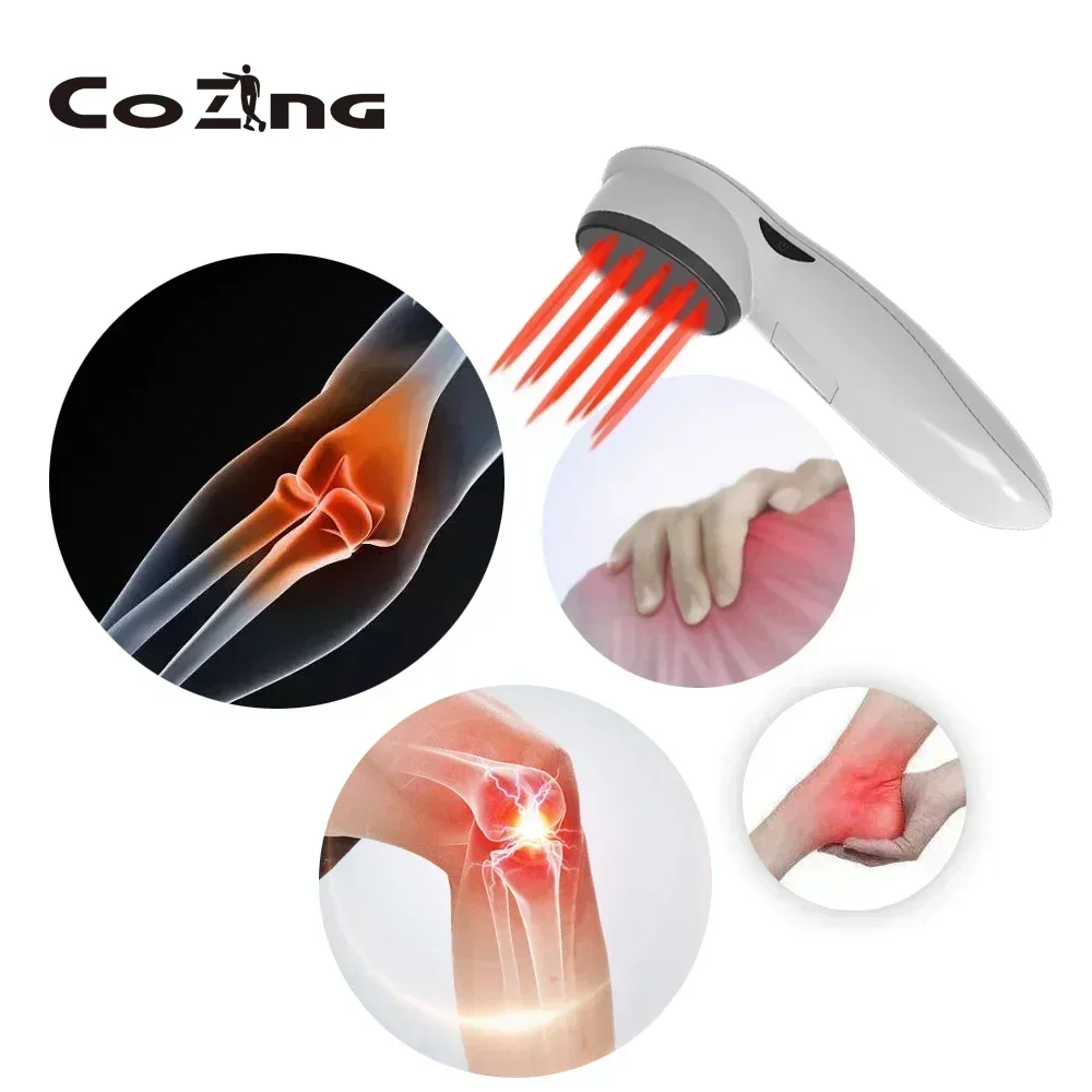 3x808nm 14x650nm Portable Laser Therapy Device for Joint Pain  Relief Deep for Aches Neuropathy High Intensity Muscle Soreness