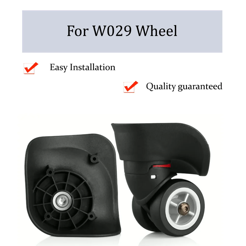 

For W029 Nylon Luggage Wheel Trolley Case Wheel Pulley Sliding Casters Universal Wheel Repair Smooth Slient Wear-resistant