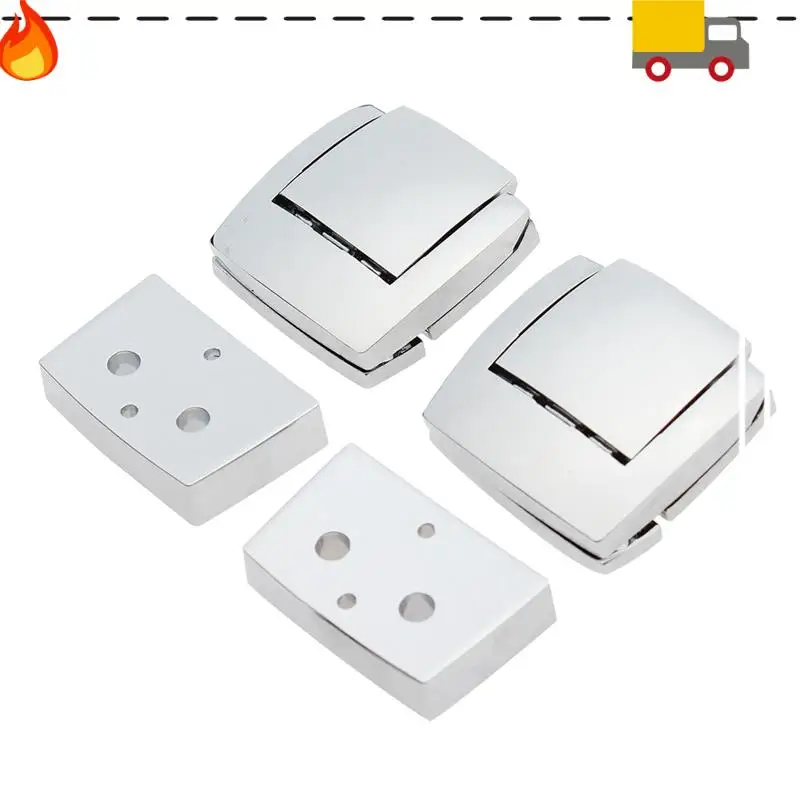 

Trunk Bag Hinge And Latch Kit Silver Automotive Supplies For Chopped For Razor Tour Pak