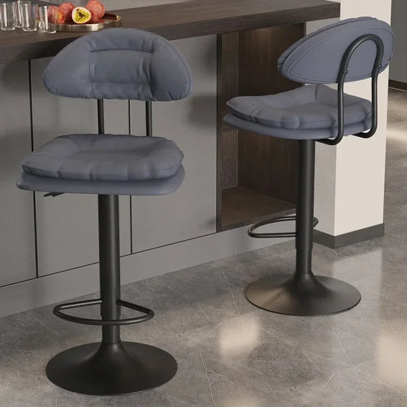 لطيف مقهى كريم نمط كراسي بار البساطة الحليب الشاي مخزن كراسي بار دوارة قابل للتعديل أثاث المنزل Banqueta HBBC
