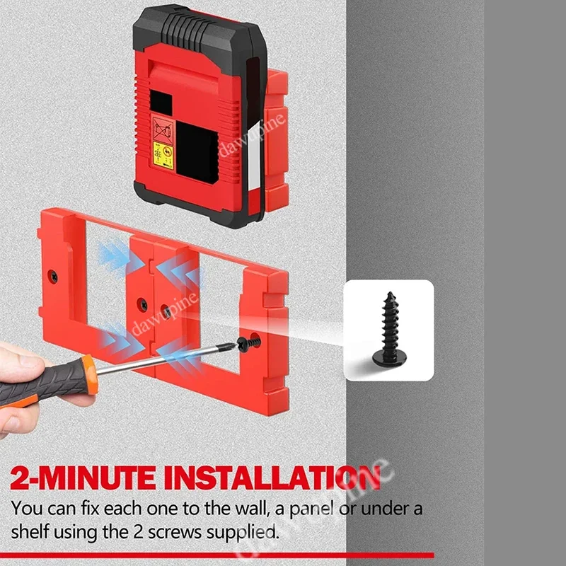 Ferramenta elétrica bateria montagem na parede suporte de fixação base rack de exibição para einhell para power x-change 18v bateria li-ion