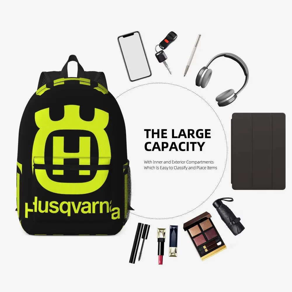 Mochila H-Husqvarnas, mochila de gran capacidad para niños, mochila escolar, bolsos de hombro para hombres y mujeres