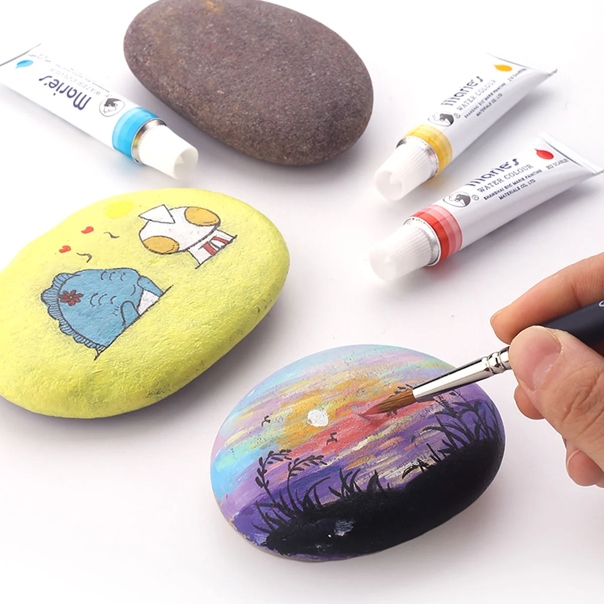 Pointed Drawing Brush Fine Detail Nail Polish Top Coat Detailing Paint Child Oil Brushes