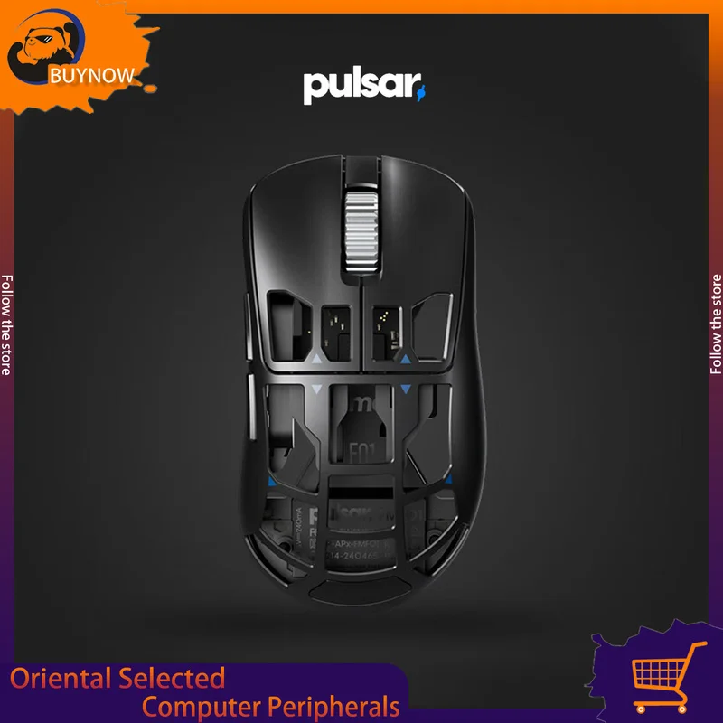 Pulsar Feinmann F01 E-sports gaming mouse lightweight magnesium alloy 8KHZ 32000DPI 46g Lightweight Pulsar X1s Sensor