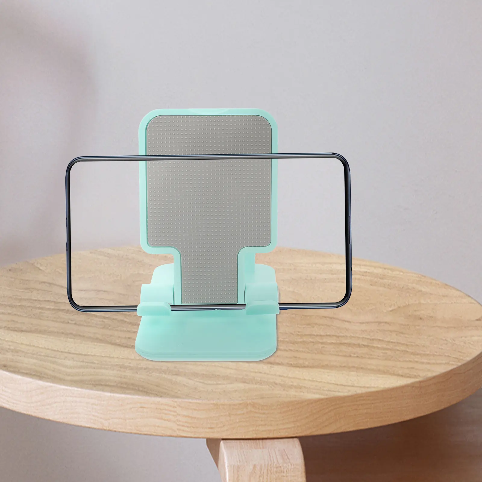 

Desktop Phone Stand Foldable Height Angle Adjustable Mobile Phone Holder for Tablet Smartphone Portable Lightweight Non-Slip