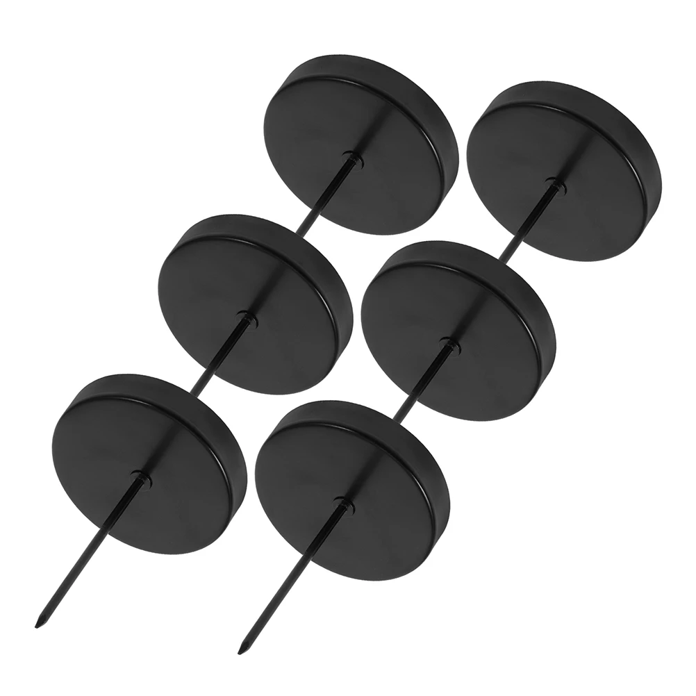 

6 Pcs C Tray Iron Craft Elegant French Holiday Decor Romantic Atmosphere Christmas Home Party Favors Tea Light Holder