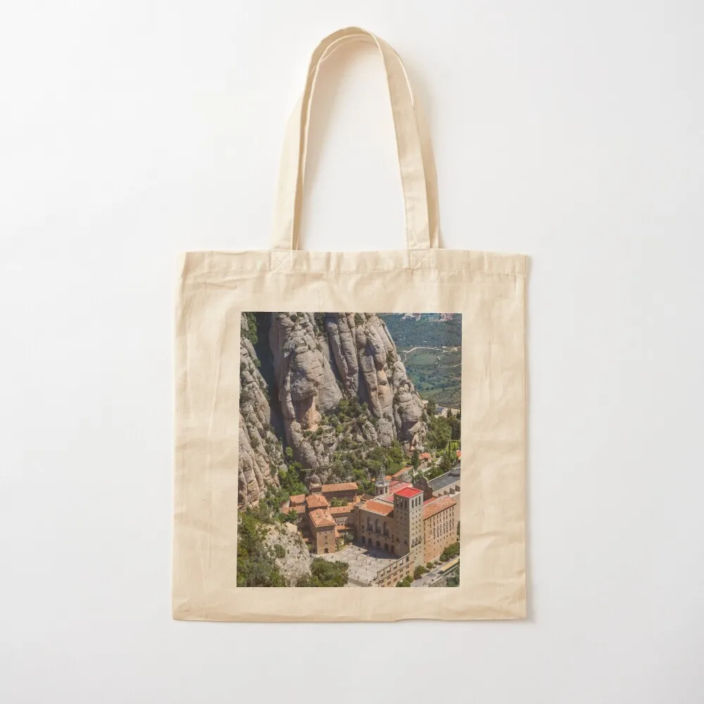 

Spain. Catalonia. Montserrat Monastery. Tote Bag shoping bag Canvas stote bag ecological bags Canvas Tote