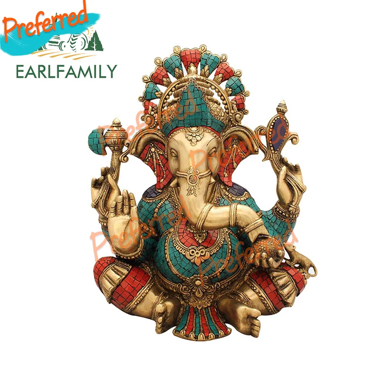 Personalized Ganesha Car Stickers Waterproof Sunscreen Suitcase Vinyl Pvc Motorcycle Helmet Fine Decals Car Styling Car Stickers