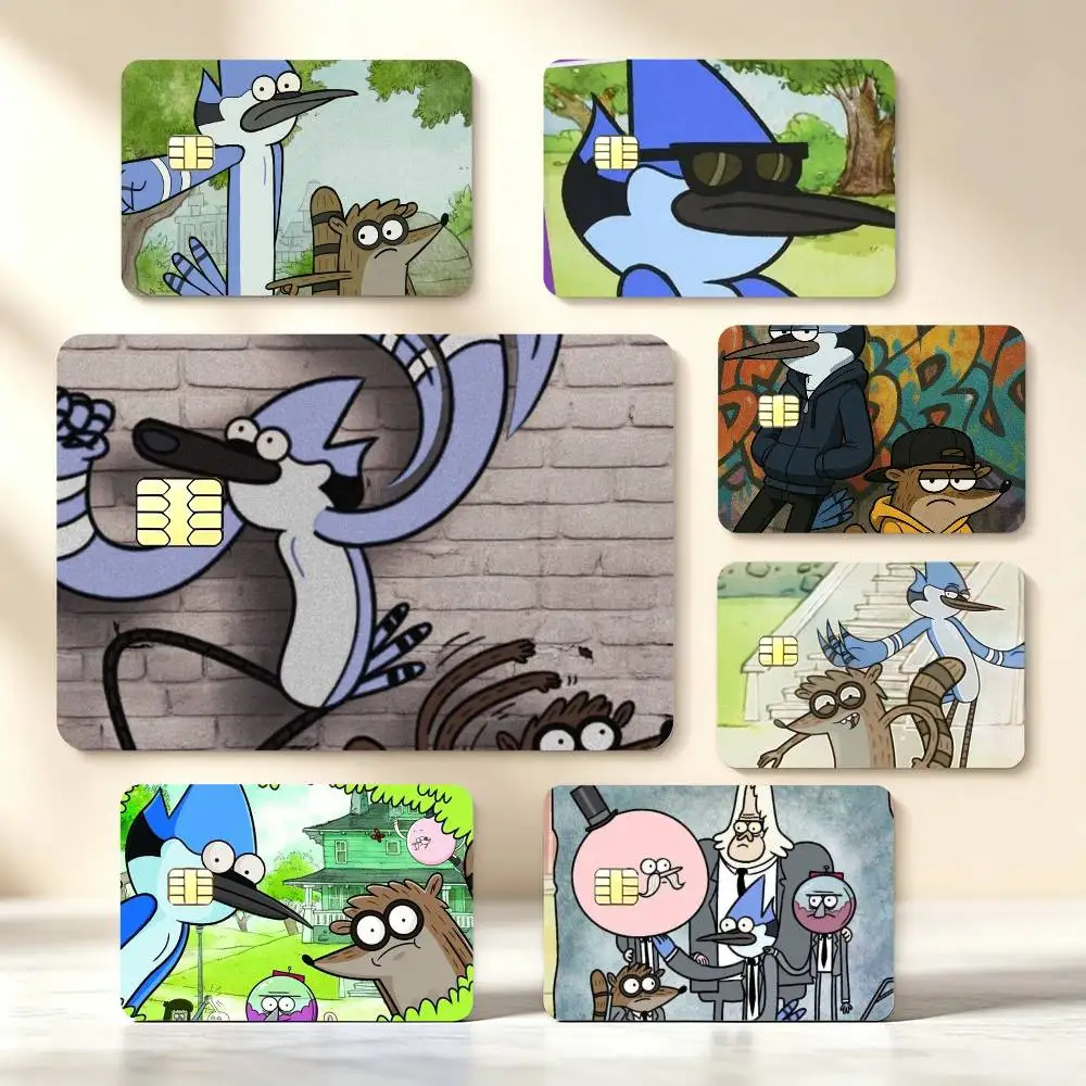 Cartoon Regulars Shows Credit Card Stickers Skin For Bank Debit Decorative Protection Scratch-resistant Gift