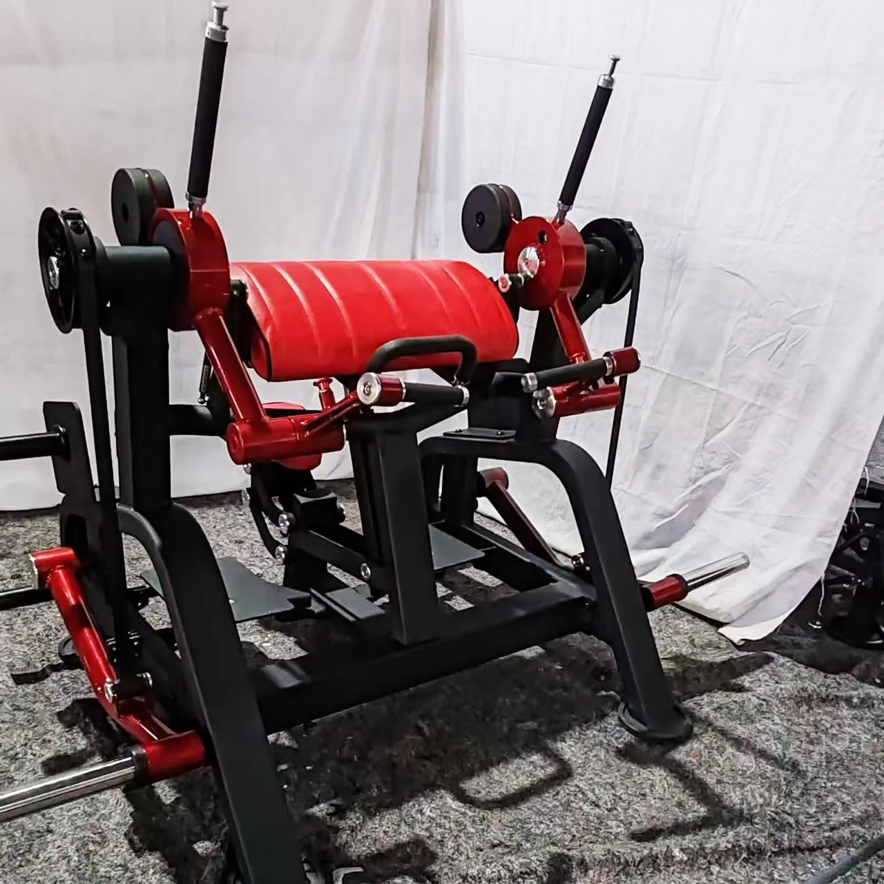 Gym Equipment Strength Training Plate Loaded Fitness Arm Exercise Bodybuilding Commercial Seated Biceps Curl Machine