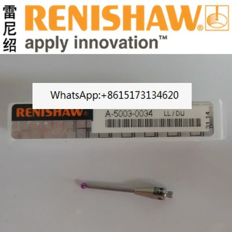 Renishaw UK three coordinate measuring needle A-5003-0034 probe Ruby probe