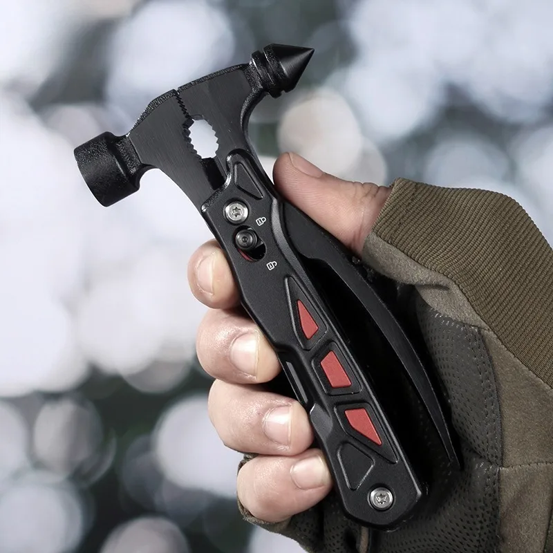 Car Safety Hammer - Multi-Functional Vehicle-Mounted Life-Saving Hammer Window Breaker & Stainless Steel-Aluminum Alloy Outdoor