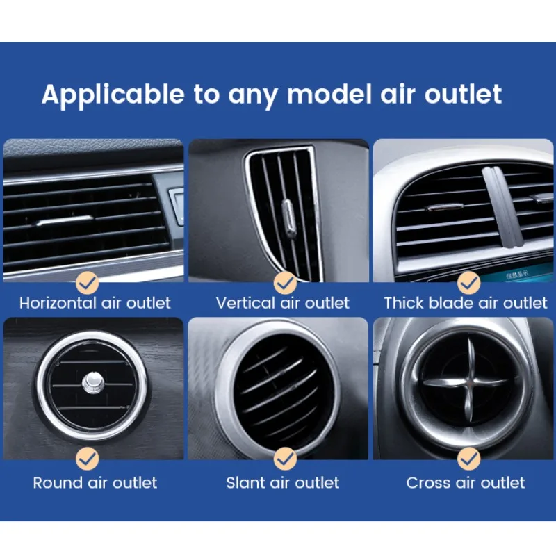 حامل هاتف صغير عالمي للسيارة، فتحة تهوية قوية، حامل هاتف محمول للسيارة لهاتف آيفون وسامسونج، حامل سيارة متين عالمي